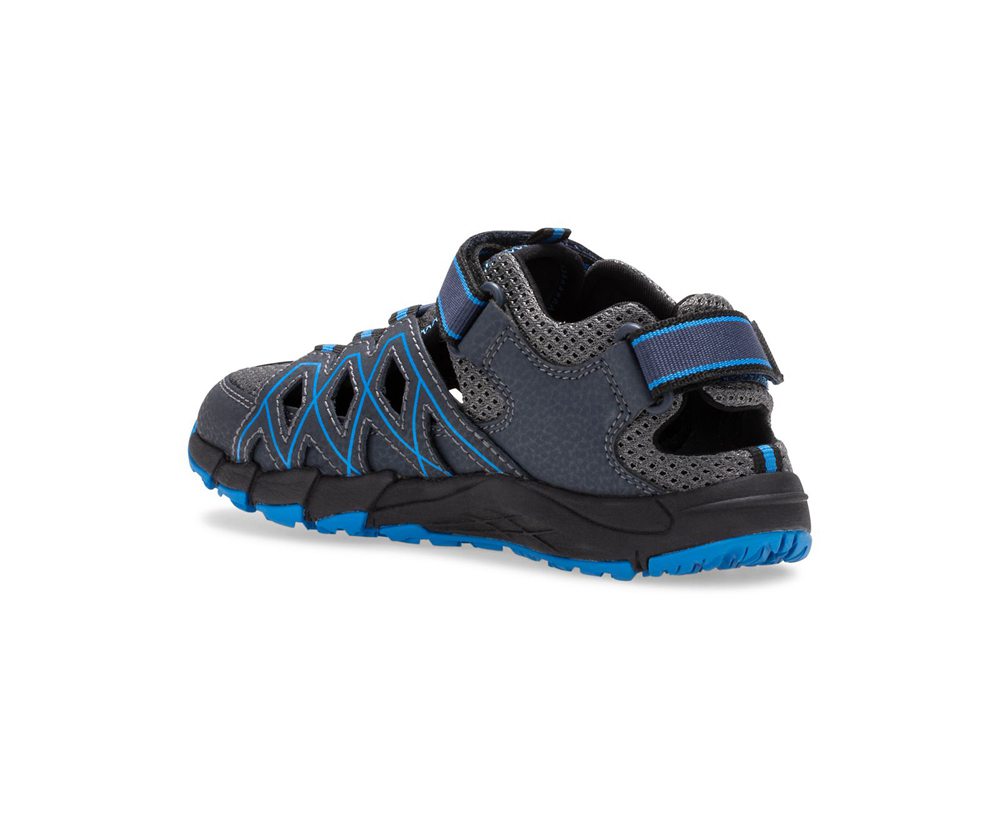 Merrell Hiking Shoes Navy - Hydro Moc Quench - Kids 02MFYSGOJ